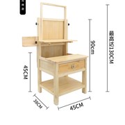 美术专用实木画桌多功能升降便携式画架，一体式画室绘画板抽屉