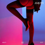 AMOTi 缇 心灵感触 -纙 连体吊带 超薄3D蕾丝吊带一体性感丝袜