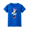 可爱米妮儿童短袖T恤女童中大童上衣纯棉宽松米老鼠上衣幼儿童装