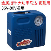 tdgo电瓶车电动充气泵，车载便携式摩托车电动打气泵，小型家用12v蓝