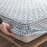 良品纯棉加厚床笠单件夹棉席梦思床垫保护套防滑固定防尘床套床罩