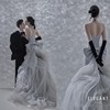 高级感珠光婚纱摄影时装商业，广告拍摄透明纹理透光拍照背景布