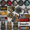511战术背心士气章 Crossfit魔术贴徽章 户外背包小挂件 军迷臂章