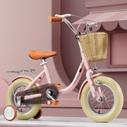 儿童脚踏车自行车男女童女孩小学生小孩女款单车2-4-12岁童车复古
