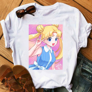 Sailor Moon Tshirt 2021年二次元美少女战士周边T恤女宽松姐妹装