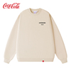 Coca-Cola/可口可乐 卫衣男秋冬款美式潮牌加绒加厚休闲圆领上衣