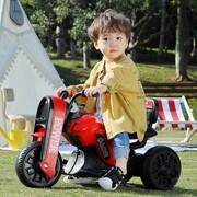 儿童电动摩托5车三轮车男女宝宝遥控车—岁充电玩具车炫1酷童车