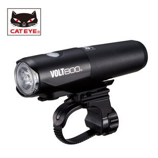 cateye猫眼volt800自行车前灯，夜骑强光充电手电筒，山地车骑行装备