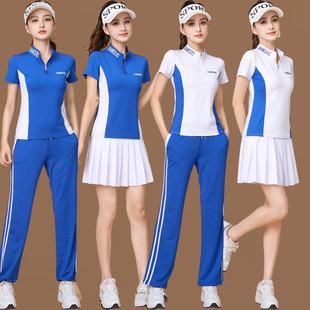 春夏广场舞服装套装，学生运动健身服短袖，裙子跑步团体健身操女