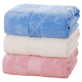老式毛巾被纯棉毯子单人双人全棉毛毯夏季薄款被夏凉被毛巾毯床单
