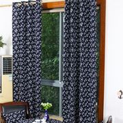 成品定制现代简约中国风，田园窗帘乌镇蓝印花布，中式客厅卧室布料