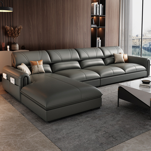 北欧现代简约客厅科技布沙发(布沙发)小户型，家用轻奢贵妃布艺羽绒沙发组合