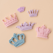 diy翻糖巧克力欧式硅胶，模蛋糕装饰公主，王子王冠滴胶烘焙工具