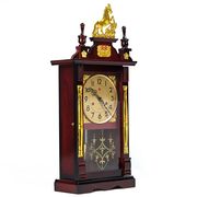 汉时钟表座钟客厅老式时钟摆钟桌面摆台式装饰博古架机械台钟