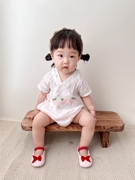 女宝宝鞋公主鞋学步鞋婴儿鞋子春秋软底布底布鞋0-1岁0-6-12个月