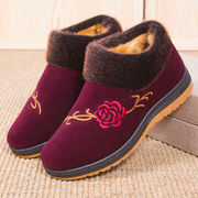 老北京棉鞋女冬季加绒保暖老人奶奶鞋加厚防滑中老年妈妈棉靴