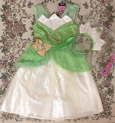 disney*george迪士尼青蛙公主，裙蒂安娜公主连衣裙，儿童摄影服