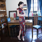 高级感旗袍名媛小洋装，新中式年轻少女人味，气质显瘦中国风长款军阀