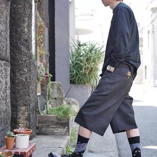 BenDavis美式工装短裤 复古街头宽松直筒经典五分裤男休闲滑板