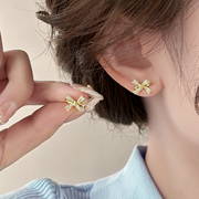 韩国珍珠耳钉女纯银，小众设计耳夹2024年高级感无耳洞耳饰