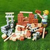 儿童泡沫积木户外构建区角，幼儿园仿真大型砖块宝宝，益智木纹玩具男