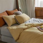 三件套活性印花大众纯色天竺棉蓄热保暖四件套床上宿舍用品