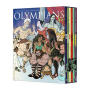 英文原版olympiansboxedsetbooks1-6奥林匹斯主神系列，漫画小说6册盒装1-6英文版进口英语原版书籍