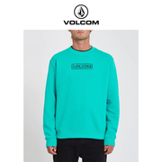 volcom钻石男装户外品牌美式街头卫衣2023秋冬季男士加绒上衣