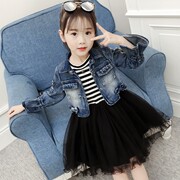 5女童6长袖连衣裙子8春秋装，中大童9小女孩，10蕾丝12牛仔13套装15岁