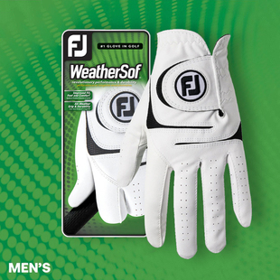 高尔夫手套男士小羊皮纤维，耐磨运动golf球手套，防滑左手透气手套