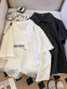 polo领白短袖衬衫女春夏季职业工作服面试装纯色经典黑色衬衣