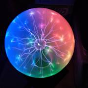 静电球感应辉光球等离子球10寸15寸红光蓝光科技馆展览球闪电球