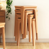 实木凳子家用客厅可叠放餐桌凳实木书桌小板凳木方凳圆凳木质矮凳