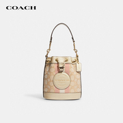 授权COACH/蔻驰抽绳小水桶包时尚单肩斜挎包女CF440