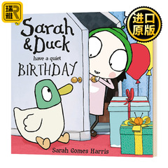 莎拉和乖乖鸭过生日儿童英语书籍