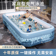 大型充气游泳池儿童家用宝宝室内洗澡池家庭大人户外加厚折叠水池