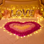 花瓣生日求婚布置创意用品婚房表白浪漫惊喜道具装饰室内告白网红