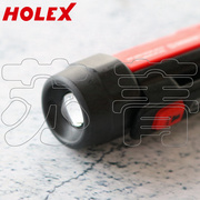 德国霍夫曼holex非接触式测电笔内置led手电筒配2块电池