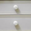 2024法式珍珠糖果衣柜拉手现代简约一门到顶柜子，橱柜白色把手