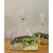 齐口白袋面包袋 opp塑料透明袋子 烘焙食品包装袋 吐司面包点心袋