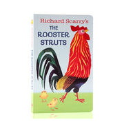 进口英文原版正版绘本richardscarry'stheroosterstruts快乐的公鸡纸板书iamabunny系列童书0-3岁英语学习斯凯瑞