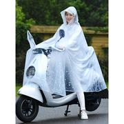 电动自行车雨衣女款单双人骑行电瓶摩托车男士专用防暴雨防飘雨披