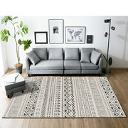 土耳其风地毯现代简约美式地毯客厅茶几北欧卧室床边民宿水洗地毯