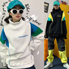 SCHURKISCH韩国滑雪长款卫衣加厚抓绒保暖双单板套头立高领男女款