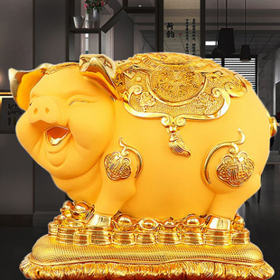 猪存钱罐摆件客厅2023网红储钱罐可存可取聚宝盆金猪招财进宝
