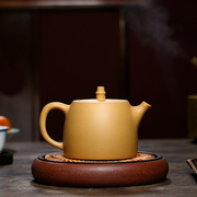 新宜兴原矿黄金段泥紫砂壶全手工彩绘 汉铎500毫升大容量泡茶壶品