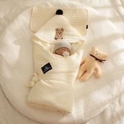 婴儿包被加厚冬款新生儿用品，抱被春秋，纯棉初生宝宝襁褓包裹被外出