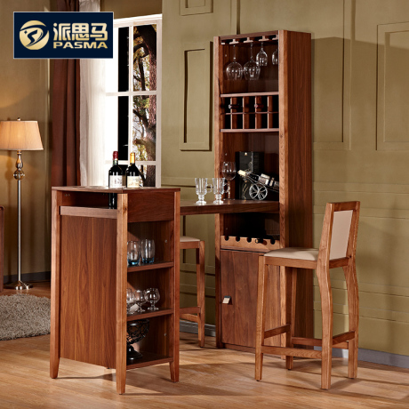 实木吧台酒柜