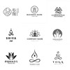 瑜伽馆logo设计舞蹈健身形体店标店名招牌门头定制字体美容纤体lg