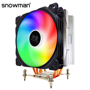 冰曼4热管风冷，cpu散热器2011静音，1151amd1700台式电脑cpu风扇am4